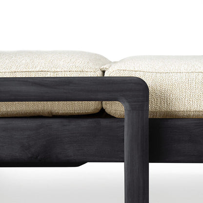 Black Teak Jack Outdoor Lounger