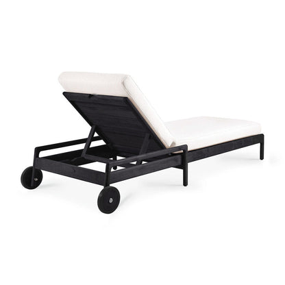 Black Teak Jack Outdoor Lounger