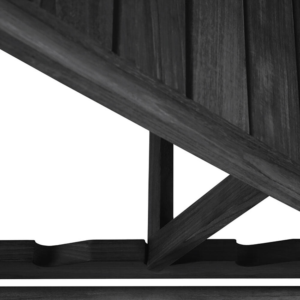 Black Teak Jack Outdoor Lounger