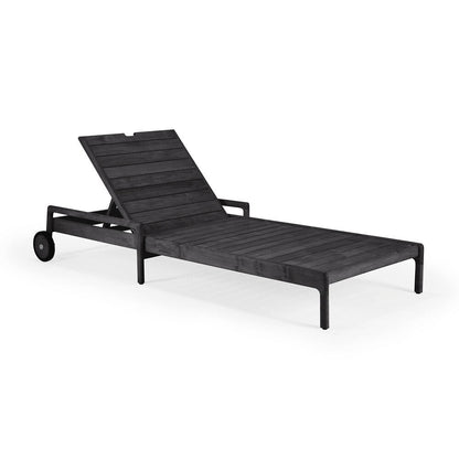 Black Teak Jack Outdoor Lounger