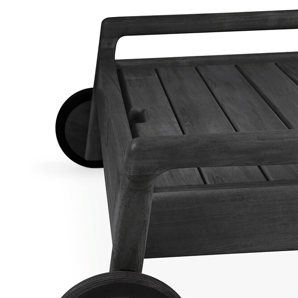 Black Teak Jack Outdoor Lounger