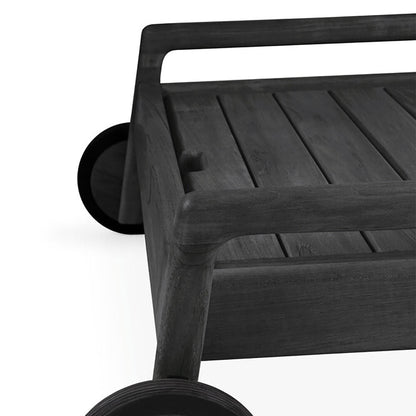 Black Teak Jack Outdoor Lounger