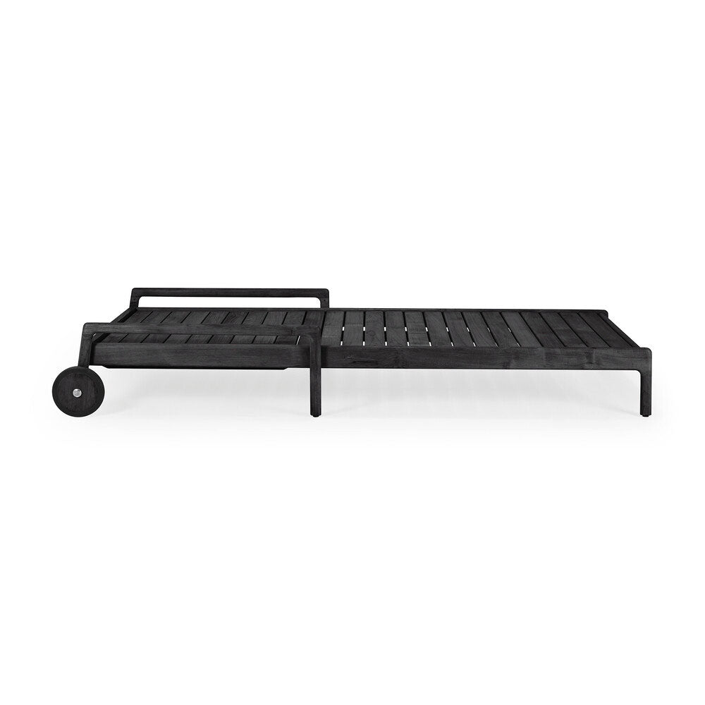 Black Teak Jack Outdoor Lounger