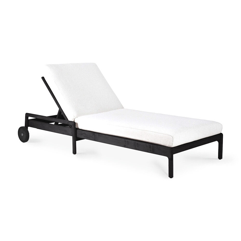 Black Teak Jack Outdoor Lounger
