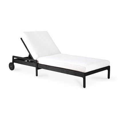 Black Teak Jack Outdoor Lounger