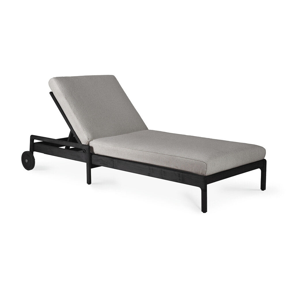 Black Teak Jack Outdoor Lounger