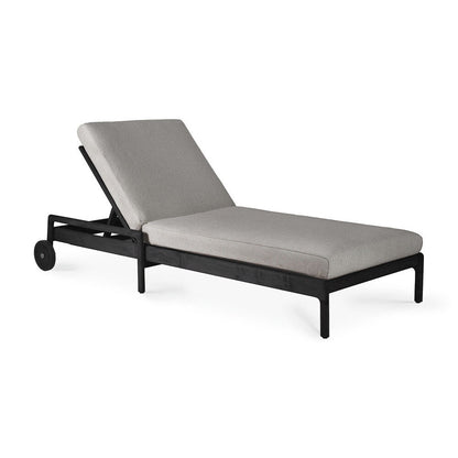 Black Teak Jack Outdoor Lounger