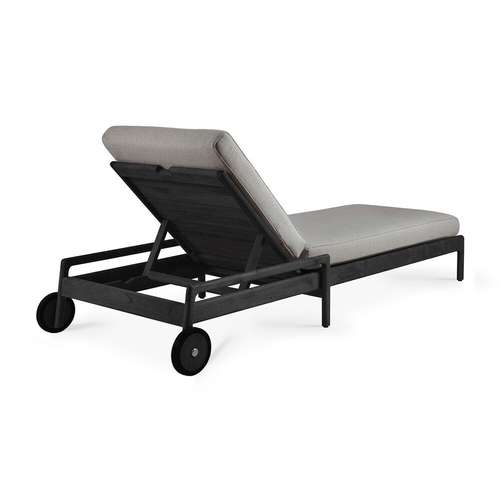 Black Teak Jack Outdoor Lounger
