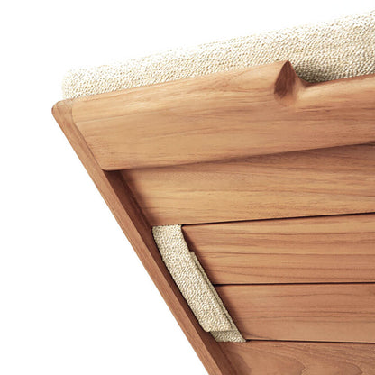 Teak Jack Outdoor Lounger