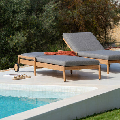 Teak Jack Outdoor Lounger