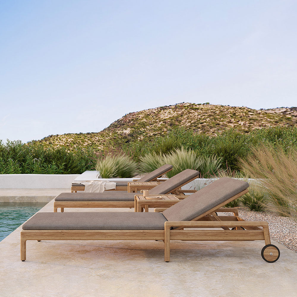 Teak Jack Outdoor Lounger