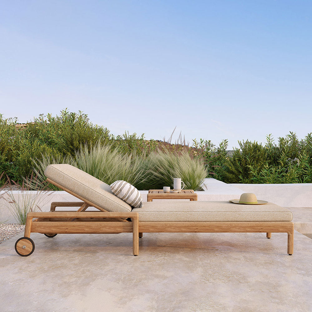 Teak Jack Outdoor Lounger
