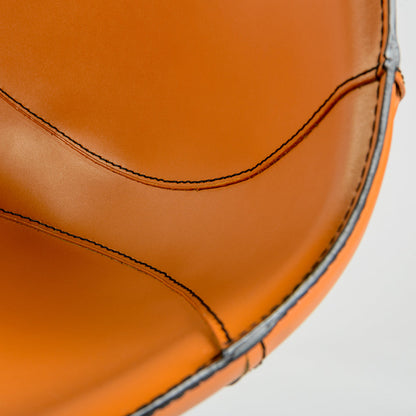 Leather Adjustable Swivel Stool