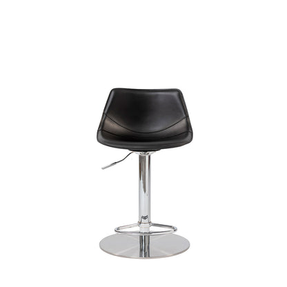 Leather Adjustable Swivel Stool