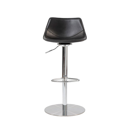 Leather Adjustable Swivel Stool
