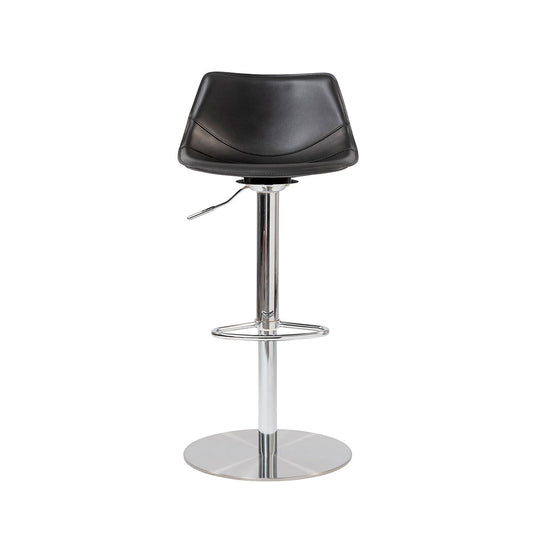 Leather Adjustable Swivel Stool