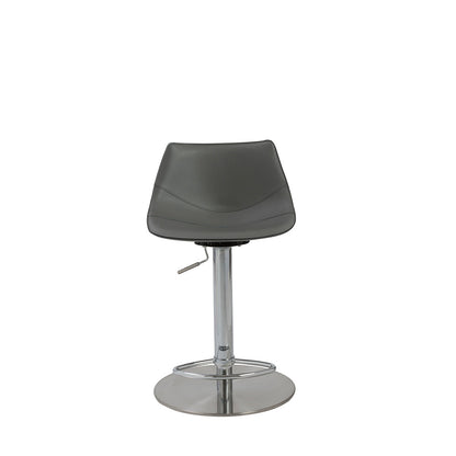 Leather Adjustable Swivel Stool