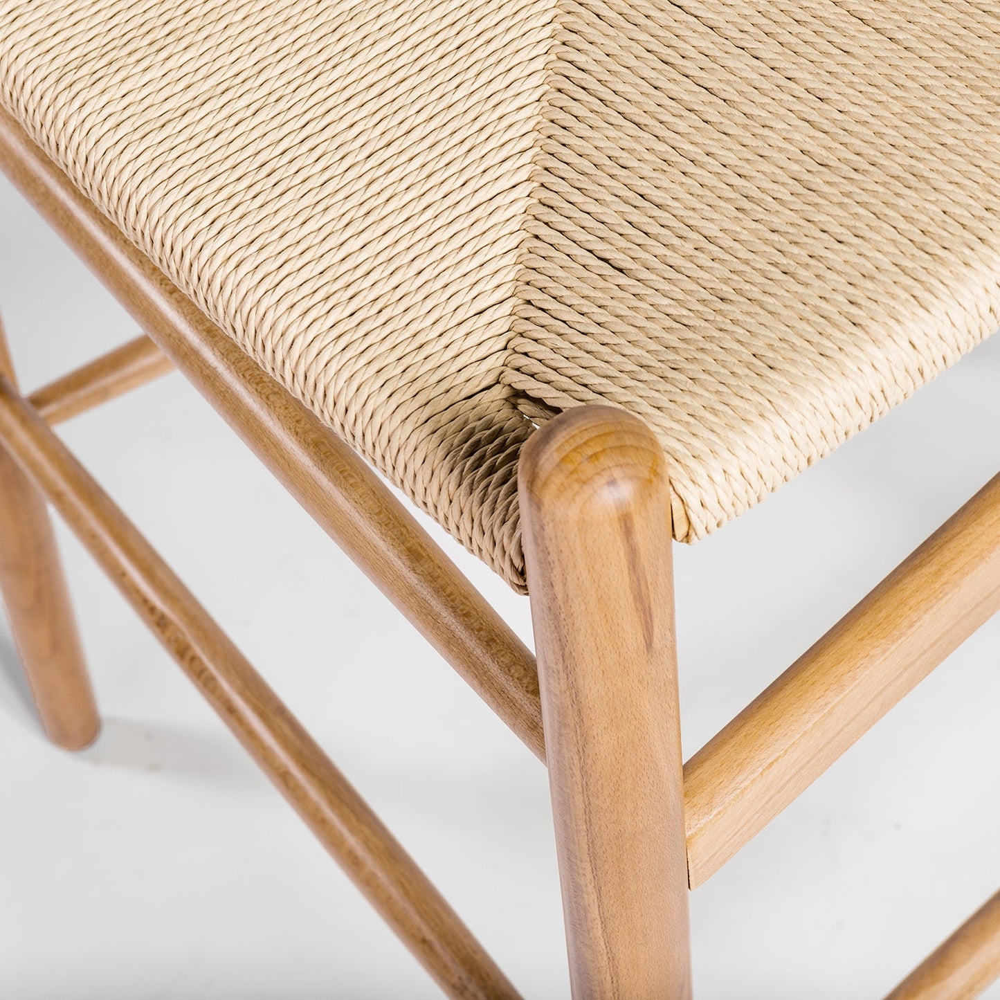 Wishbone Stool - Natural