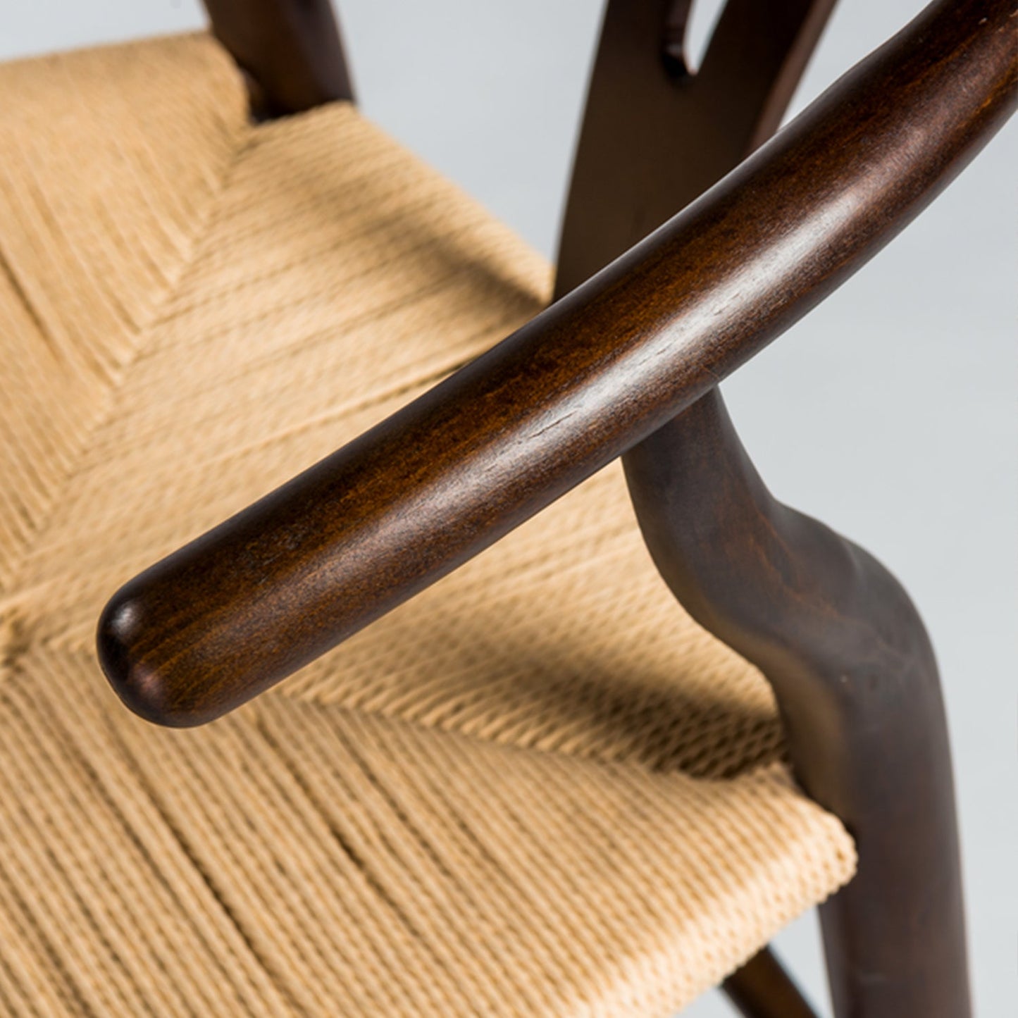 Wishbone Stool - Walnut