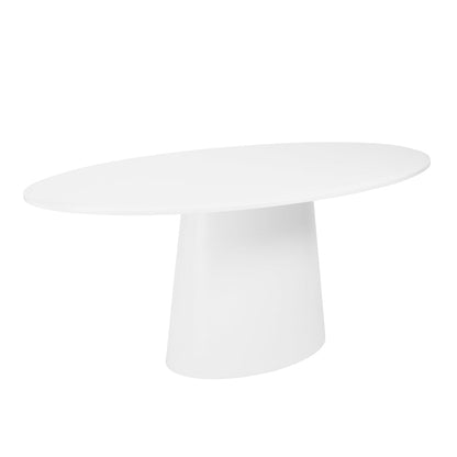 Deo Oval Laquered Dining Table - 78