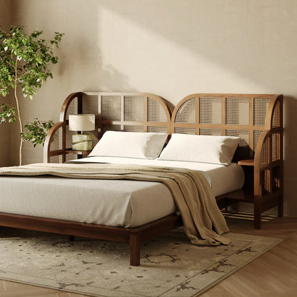 Teak Cane Bed