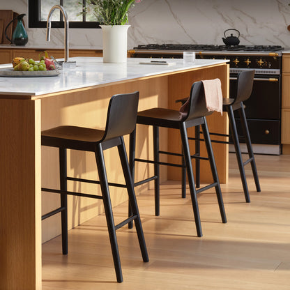 Tami Counter Stool - Black Oak