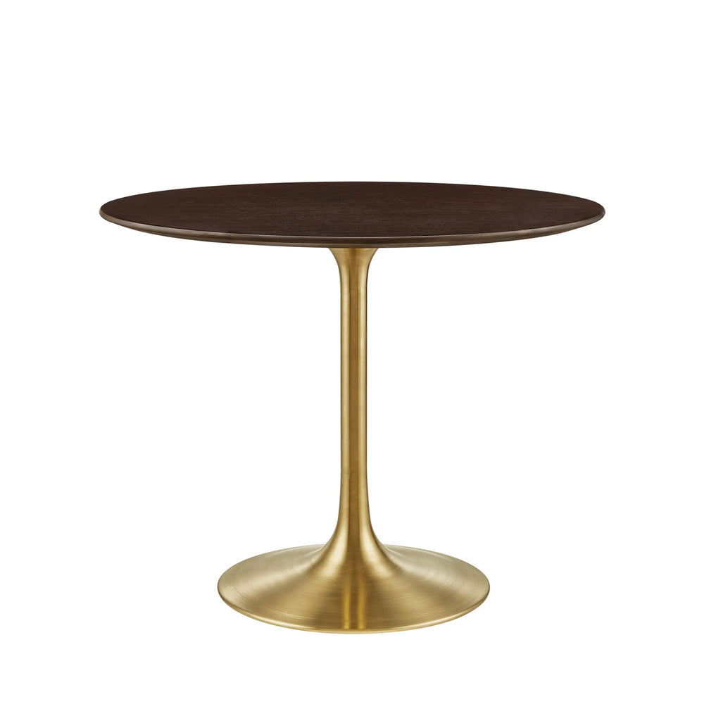 Round Tulip Dining Table - Walnut