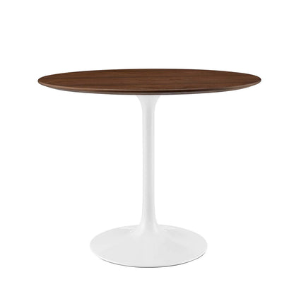 Round Tulip Dining Table - Walnut