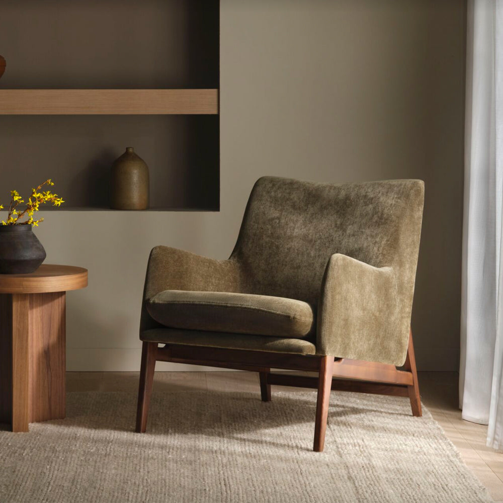 Lonny Lounge Chair - Olive