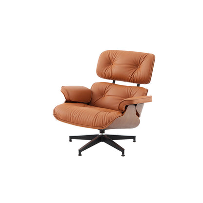Miller Lounge Chair and Ottoman - Walnut