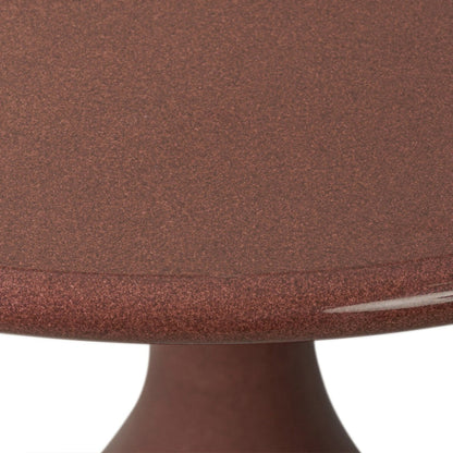 Vasper Red Concrete Table - 36