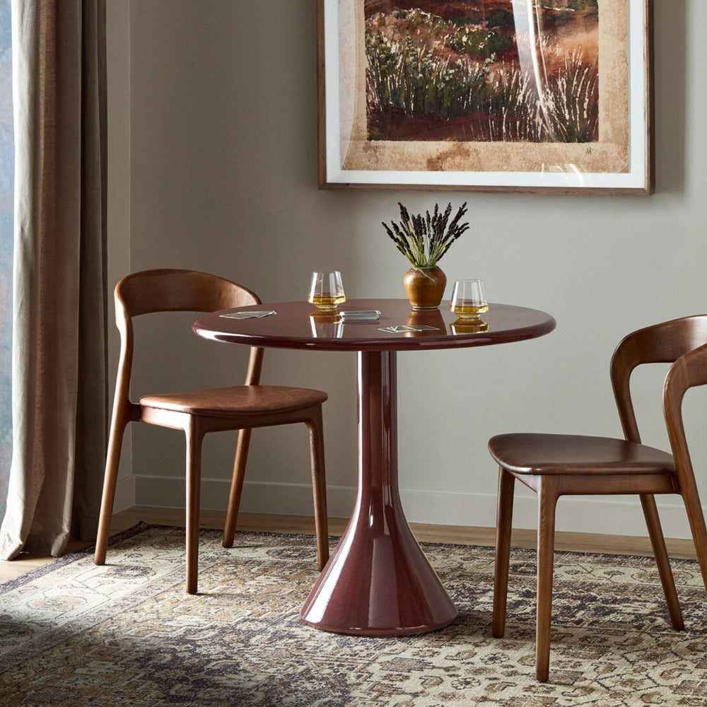 Vasper Red Concrete Table - 36