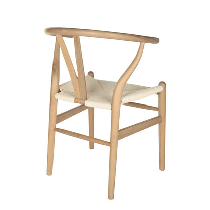 Wishbone Chair - Beech with Natural Rope Seat