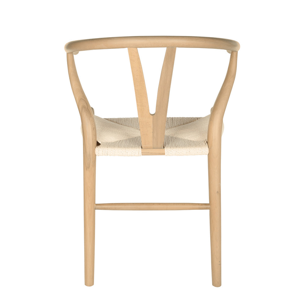 Wishbone Chair - Beech with Natural Rope Seat