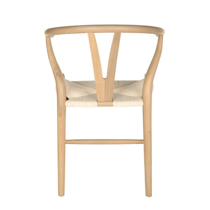 Wishbone Chair - Beech with Natural Rope Seat