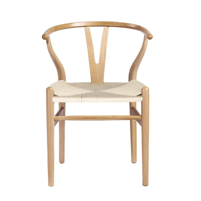 Wishbone Chair - Beech with Natural Rope Seat