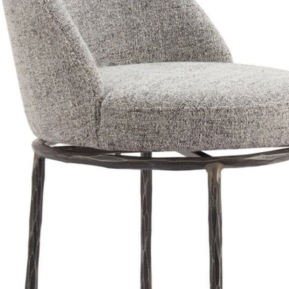 Norm Swivel Stool - Grey