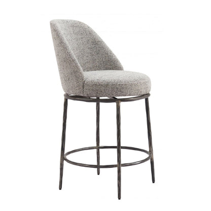 Norm Swivel Stool - Grey