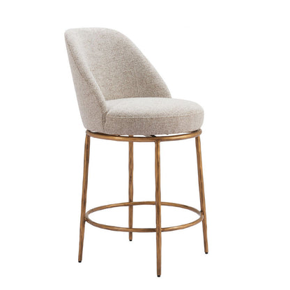 Norm Swivel Stool - Beige