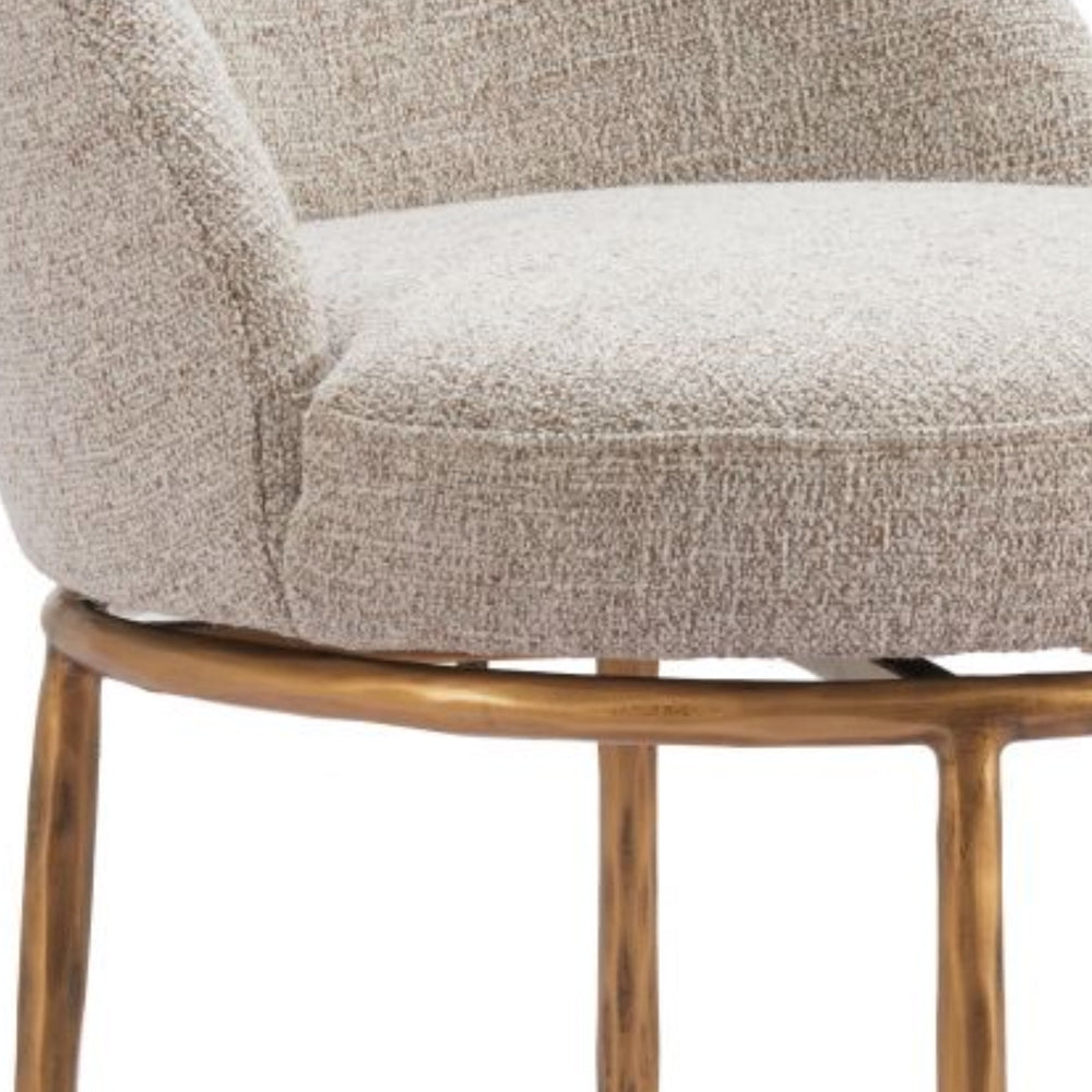 Norm Swivel Stool - Beige