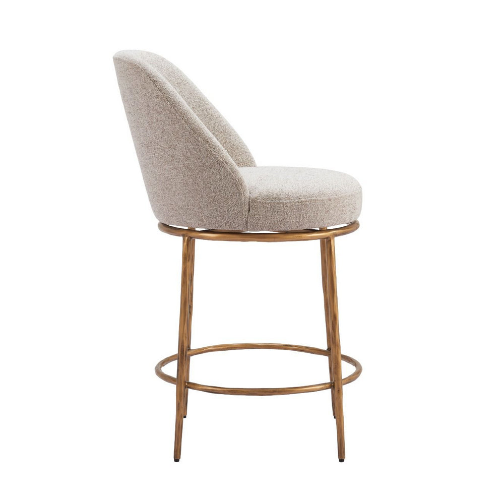 Norm Swivel Stool - Beige