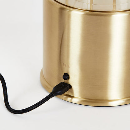 Muse Portable Outdoor Lantern - Solid Brass