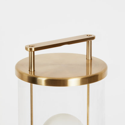 Muse Portable Outdoor Lantern - Solid Brass