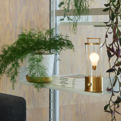 Muse Portable Outdoor Lantern - Solid Brass