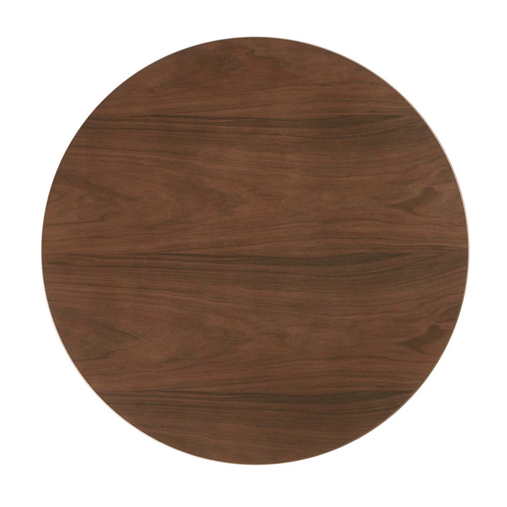 Round Tulip Dining Table - Walnut